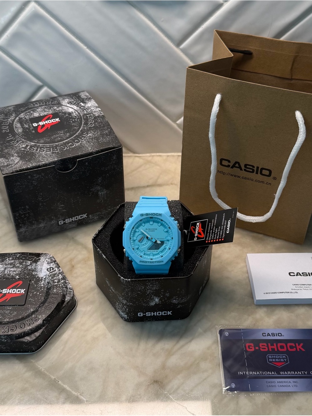G-Shock Men's Blue Resin Sport Watch